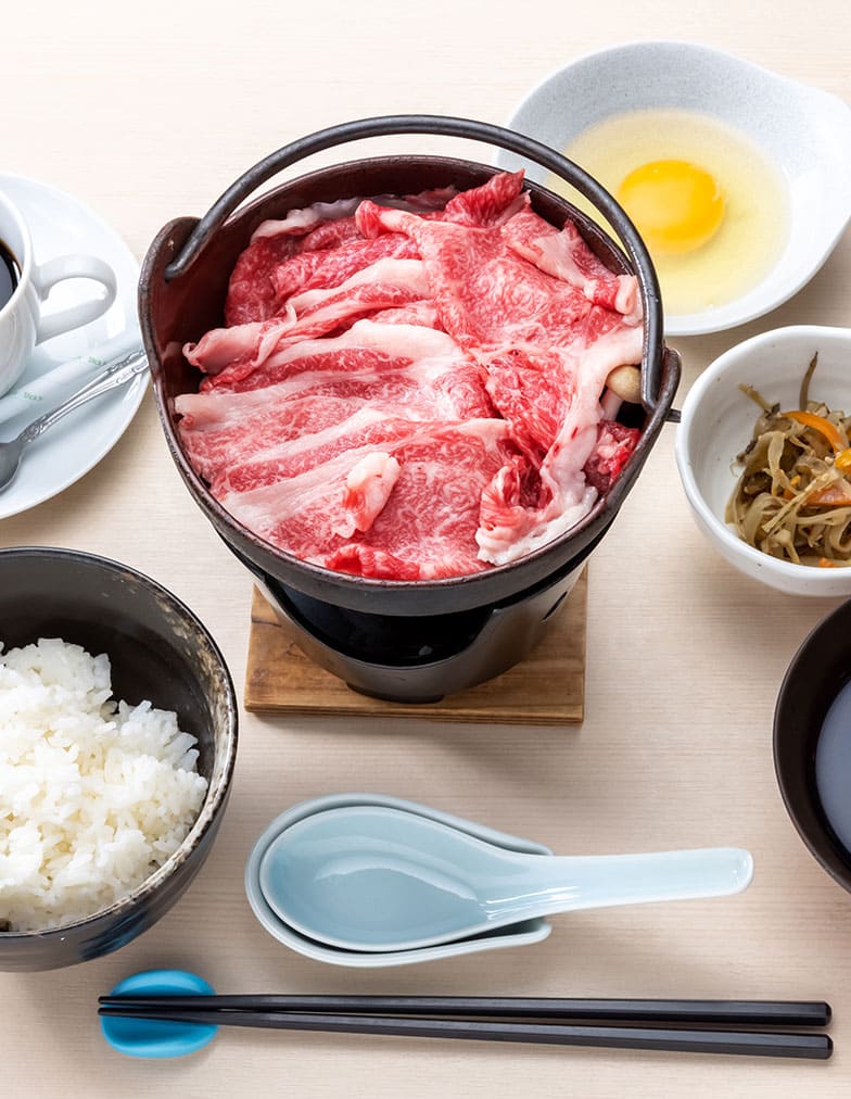 すき焼き定食